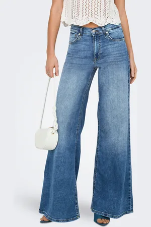 ONLY Onlcalifornia Mid Waist Wide Leg Fit Jeans