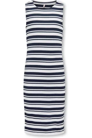 ONLY Regular Fit O-hals Junior Lange Jurk