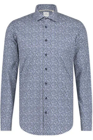 Blue Industry Casual Heren Overhemd LM