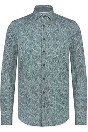 Blue Industry Casual Heren Overhemd LM