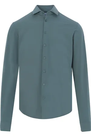 Blue Industry Casual Heren Overhemd LM