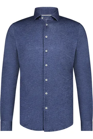 Blue Industry Casual Heren Overhemd LM