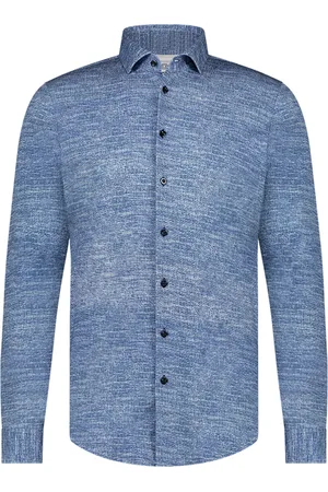Blue Industry Casual Heren Overhemd LM