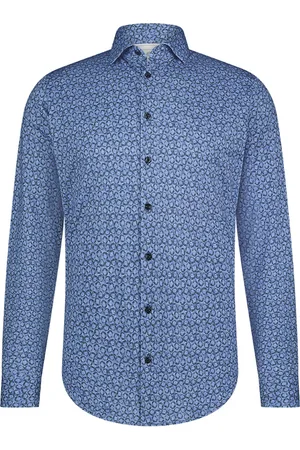 Blue Industry Casual Heren Overhemd LM