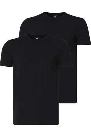 J.C. Rags Basic Heren T-shirt KM 2-pack
