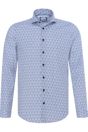Blue Industry Casual Heren Overhemd LM