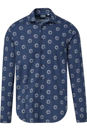 Blue Industry Casual Heren Overhemd LM