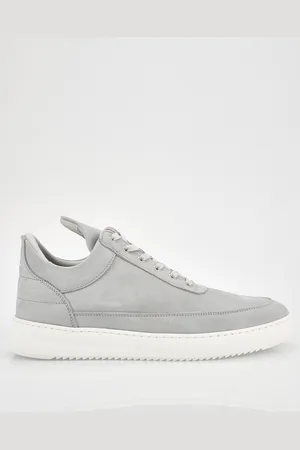 Filling pieces Low Top Nubuck Cement Grey Heren Sneakers