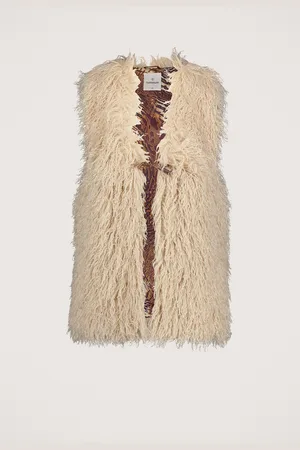 Faux fur kleding in de kleur beige voor dames KLEDING.nl