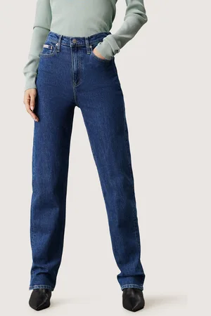 Calvin Klein High Rise Straight Jeans