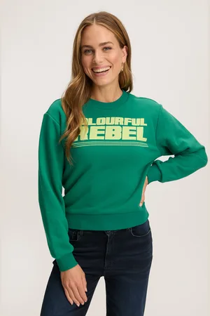 Colourful rebel Bold Puff Logo Sweater