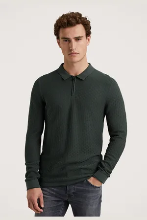 Cast Iron Long Sleeve Polo