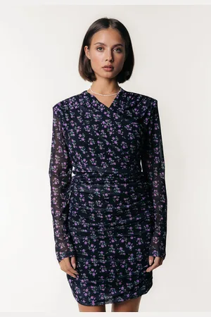 Colourful rebel Bryssa Mesh Jurk