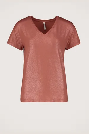 Summum Woman Metallic Coated T-shirt