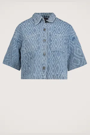 Refined Department Suusy Denim Blouse