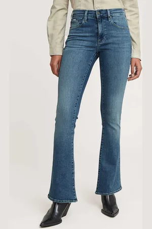 G-Star 3301 Mid Waist Flared Jeans