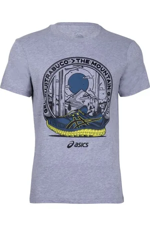 Asics Graphic Tee Trabuco 2 Mid Grey Heather