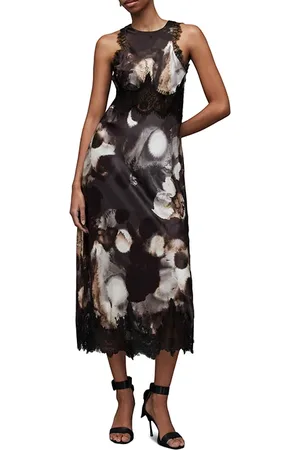 AllSaints Alula Mars Dress Dark Grey