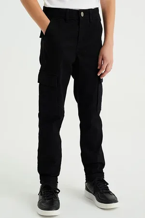 WE Fashion Cargo Pants Black
