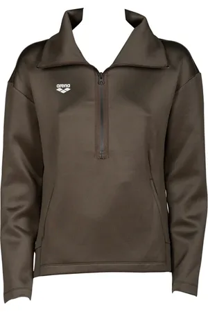 Arena W L/s Spacer Halz Zip Olive Green