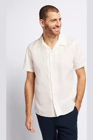 LABFRESH Short Sleeve Shirt Off-white Stripe