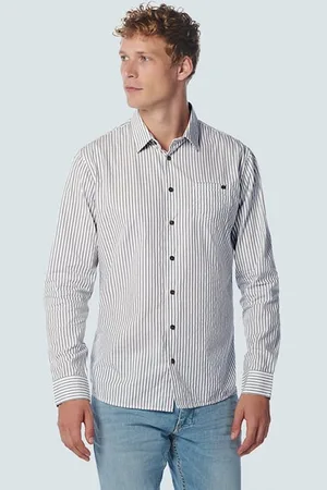 No Excess Shirt Stripes White