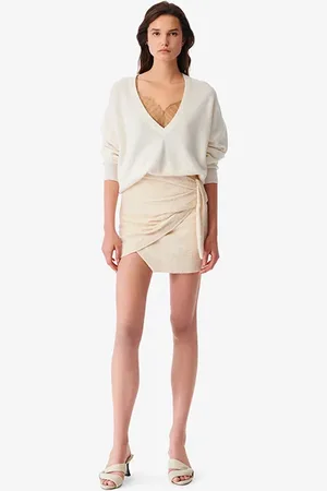 IRO Viola Knitted Sweater In Ecru