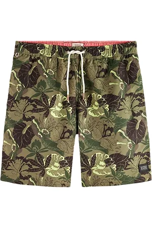 Scotch&Soda Long Length - Printed Swimshort Camo Floral Aop