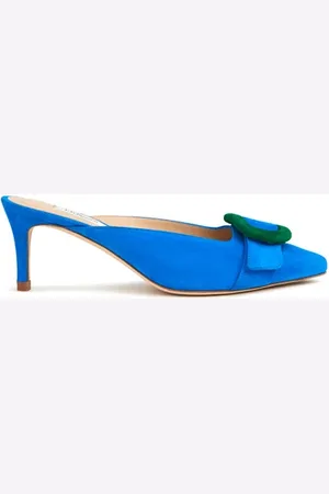 LK Bennett Delia Mule Mul-med Blue/mint Leaf
