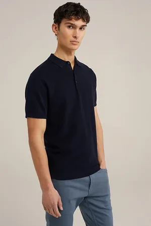 WE Fashion Polo Dark Blue
