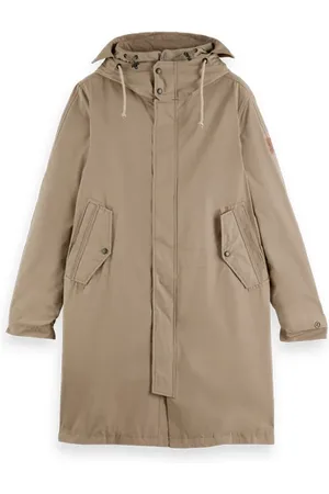 Scotch&Soda Parka With Detachable Inner Jacket Taupe