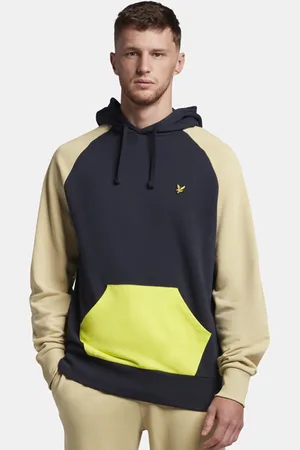 Lyle & Scott Colour Block Hoodie Dark Navy