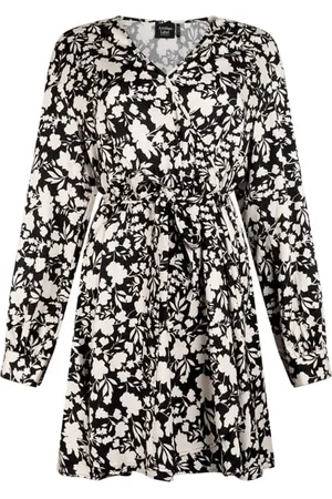 ANOTHER LABEL May Dress Black Flower
