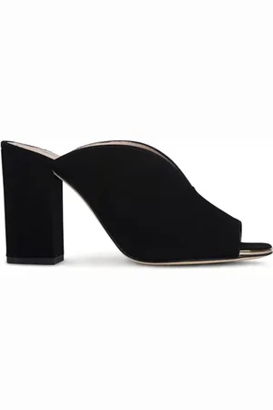 LK Bennett Carmela Block Heeled Mule Black