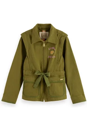 Scotch&Soda Shoulder Detail Festival Jacket Military