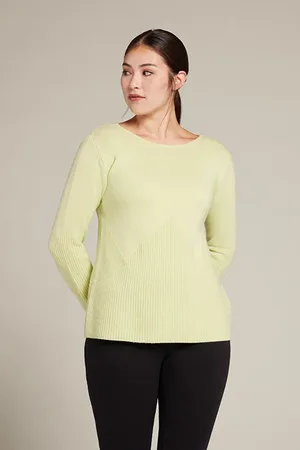 Elena Miro 100% Sustainable Wool Sweater Green