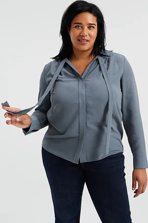 WE Fashion Blouse Greyish Green