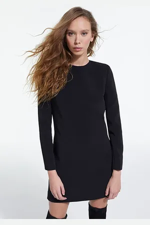 The Kooples Robe Courte Dos Nu Black