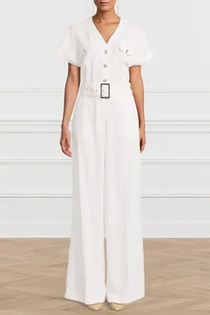 Guess GUESS Diane Jumpsuit Pale Pearl