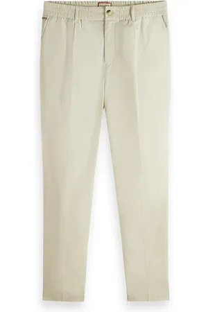 Scotch&Soda The Morton - Relaxed Slim-fit Stretch Poplin Jogger Stone