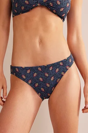 Boden Classic Bikini Bottoms Nero, Celosia Bud
