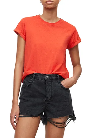 AllSaints Anna Tee Poppy Blaze Red