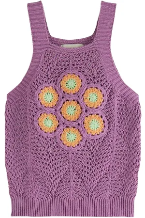 Scotch&Soda Crochet Flower Top Crochet Flower