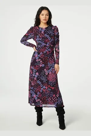 Fabienne Chapot Bella Dress Black/bubble Gum Pin