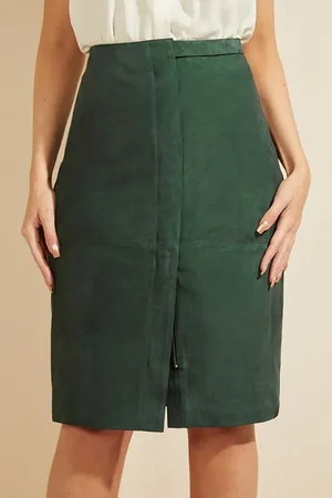 Guess GUESS Influential Suede Sk Chenille Green