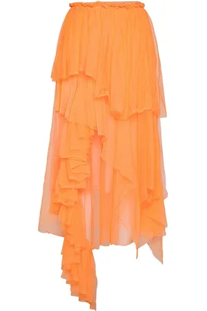 FORTE FORTE Forte Forte Fluo Tulle Skirt Orange