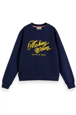 Scotch&Soda Regular Artwork Sweatshirt Navy Blue