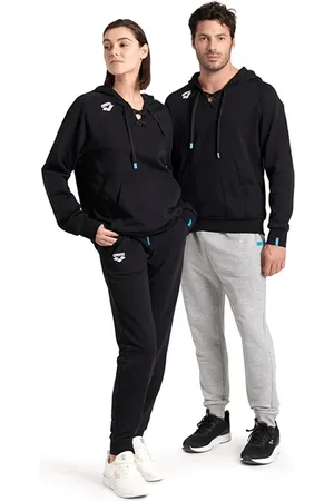 Arena Team Hooded Sweat Laced Black-lace
