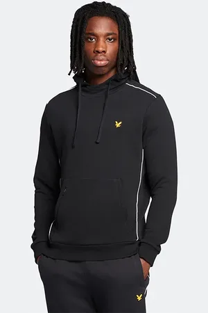 Lyle & Scott Hoodie With Contrast Piping True Black