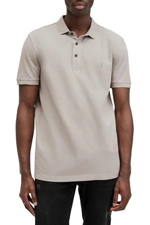 AllSaints Reform Ss Polo 2 Pac Cool Grey/sur Blue